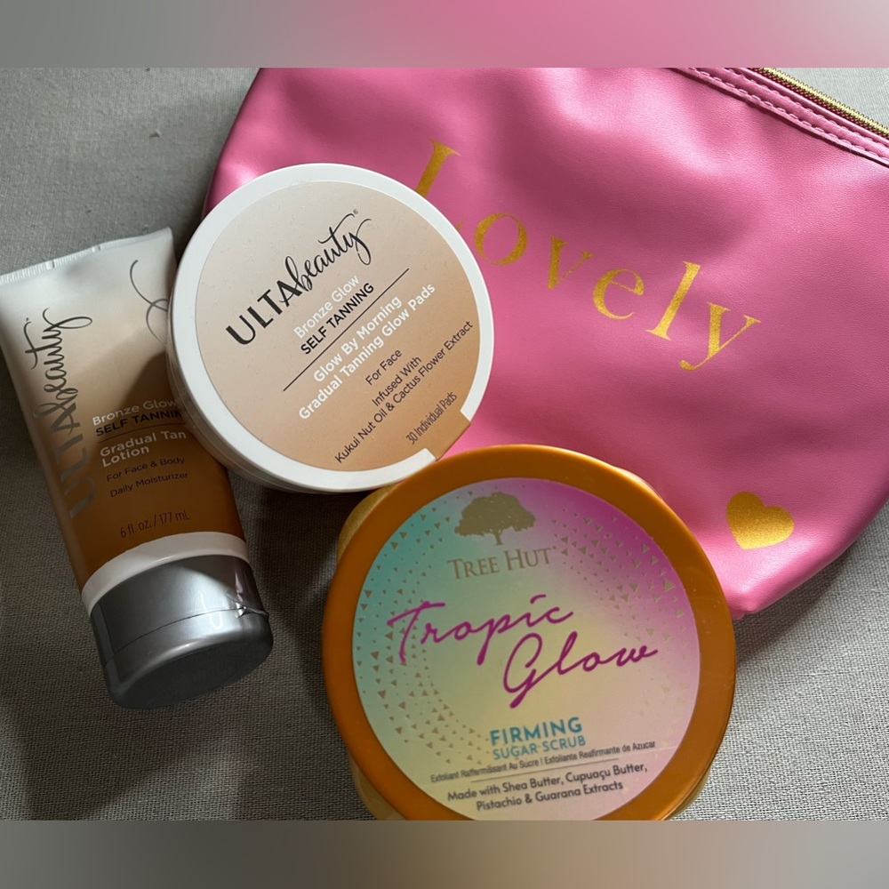 Get Glowing Self Tanner Bundle - Ulta & More NWT